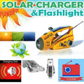 iBank(R)Solar Hand Crank Radio and Flashlight